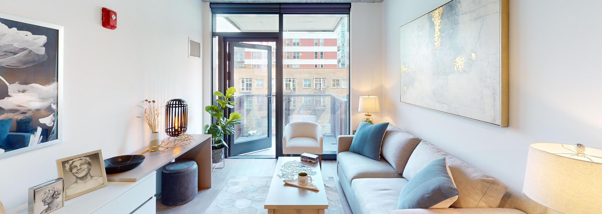 Chicago South Loop Apartment Living Room