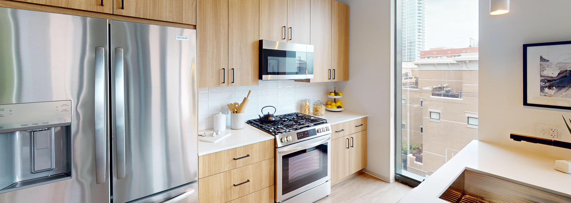 Chicago South Loop Apartment Kitchen
