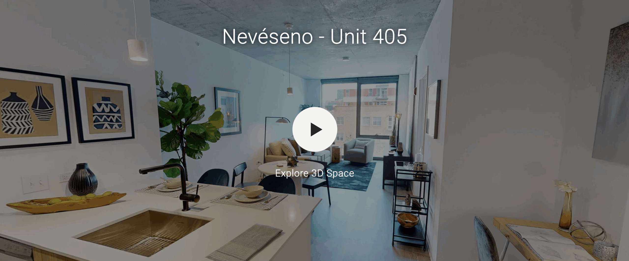Virtual Tour for 1-Bedroom Apartment in the South Loop