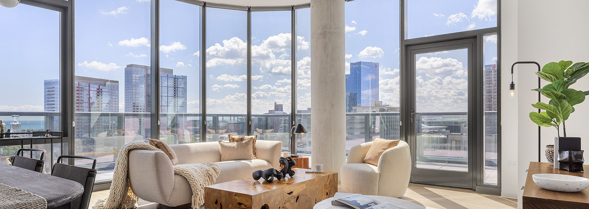 Neveseno South Loop Penthouse Apartment Living